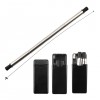 Black Foldable Metal Straws